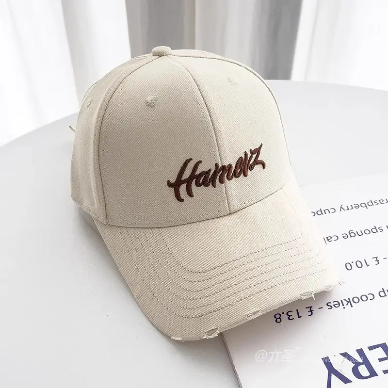 Pink Letter Embroidered Baseball Cap for Women — feature 10