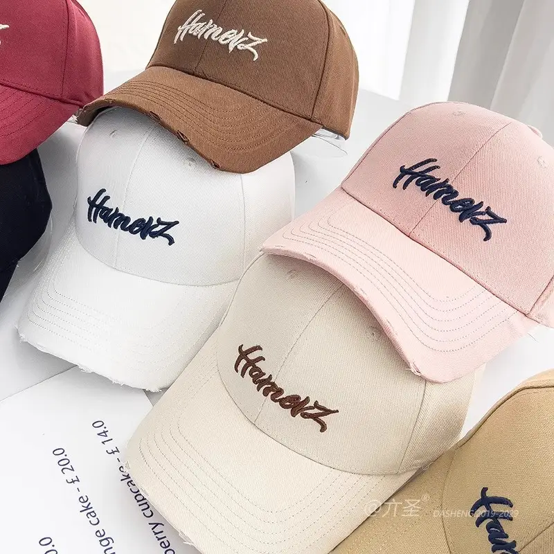 Pink Letter Embroidered Baseball Cap for Women — feature 2