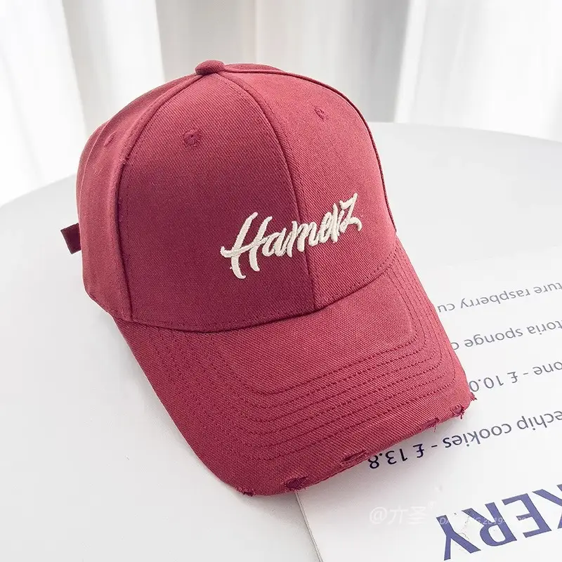 Pink Letter Embroidered Baseball Cap for Women - Image 5