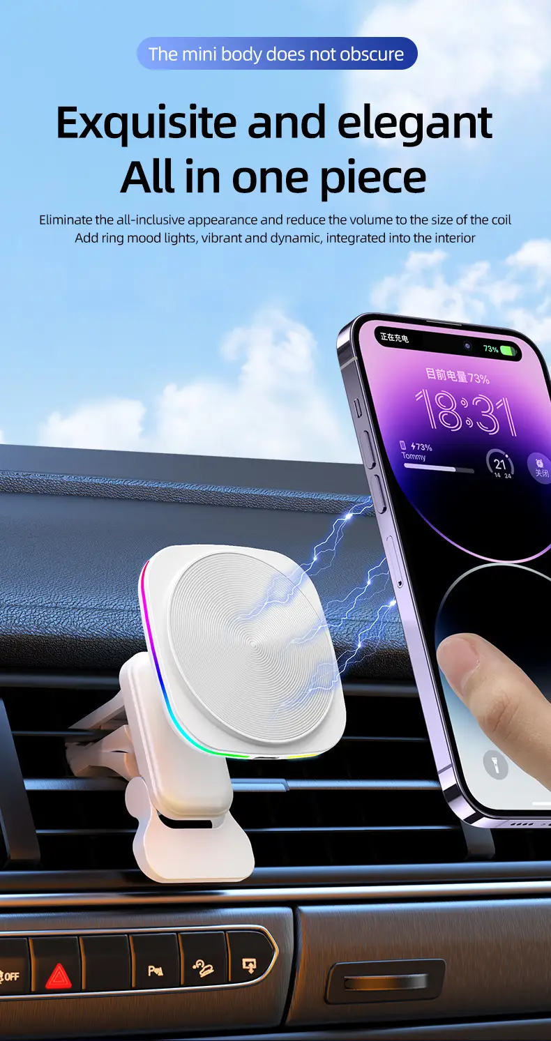 15W Magnetic Wireless Charger for Apple & Android Phones — feature 8