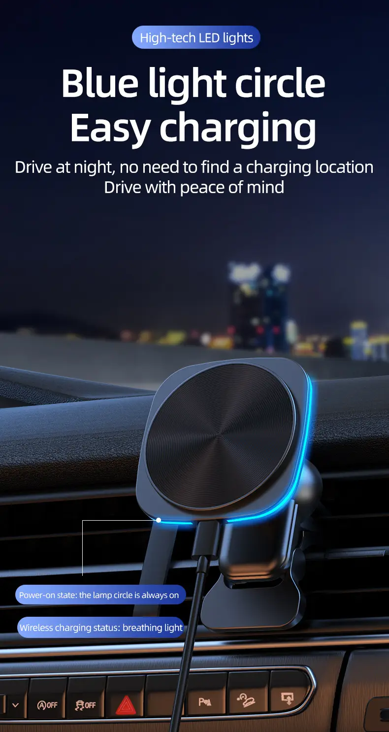 15W Magnetic Wireless Charger for Apple & Android Phones — feature 9