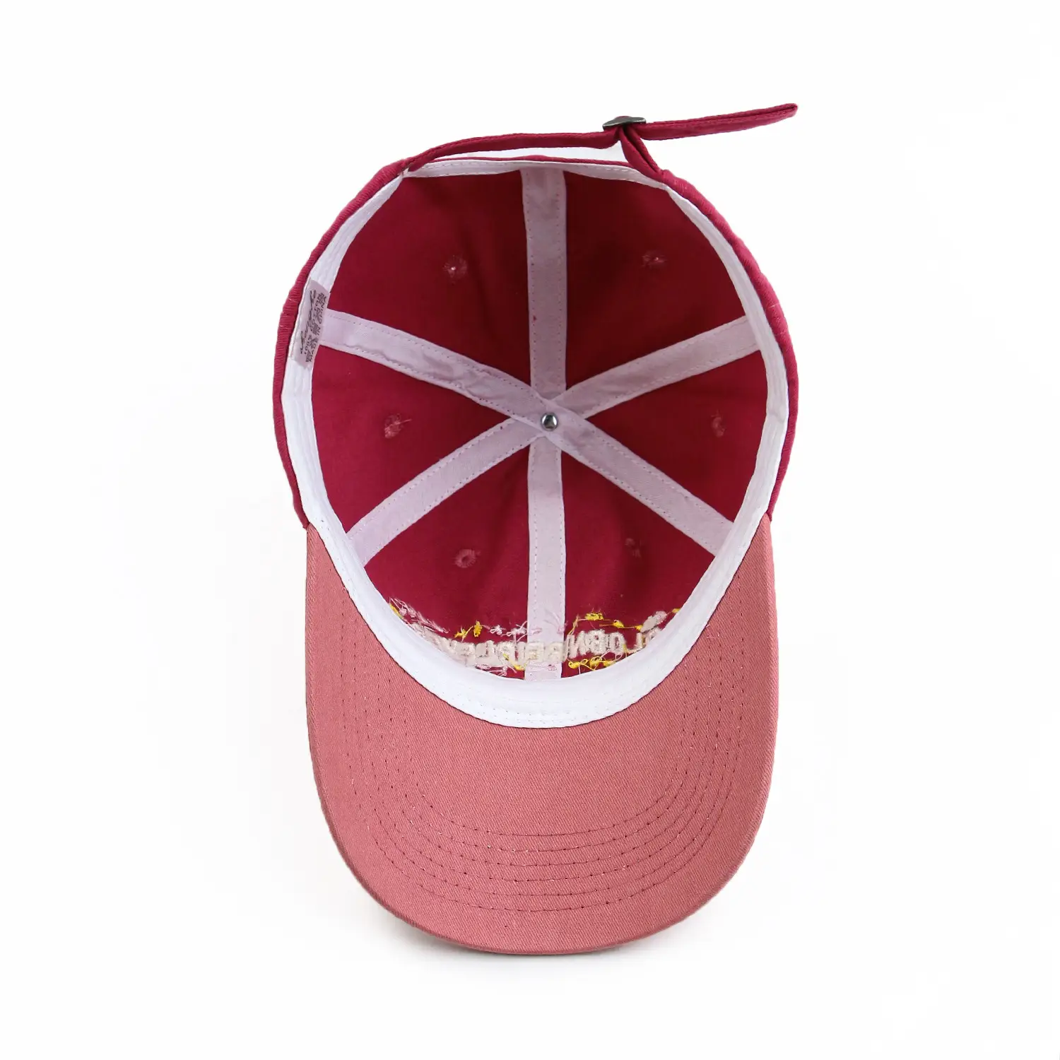 Korean Style Red Mushroom Baseball Cap for Women - Image 9