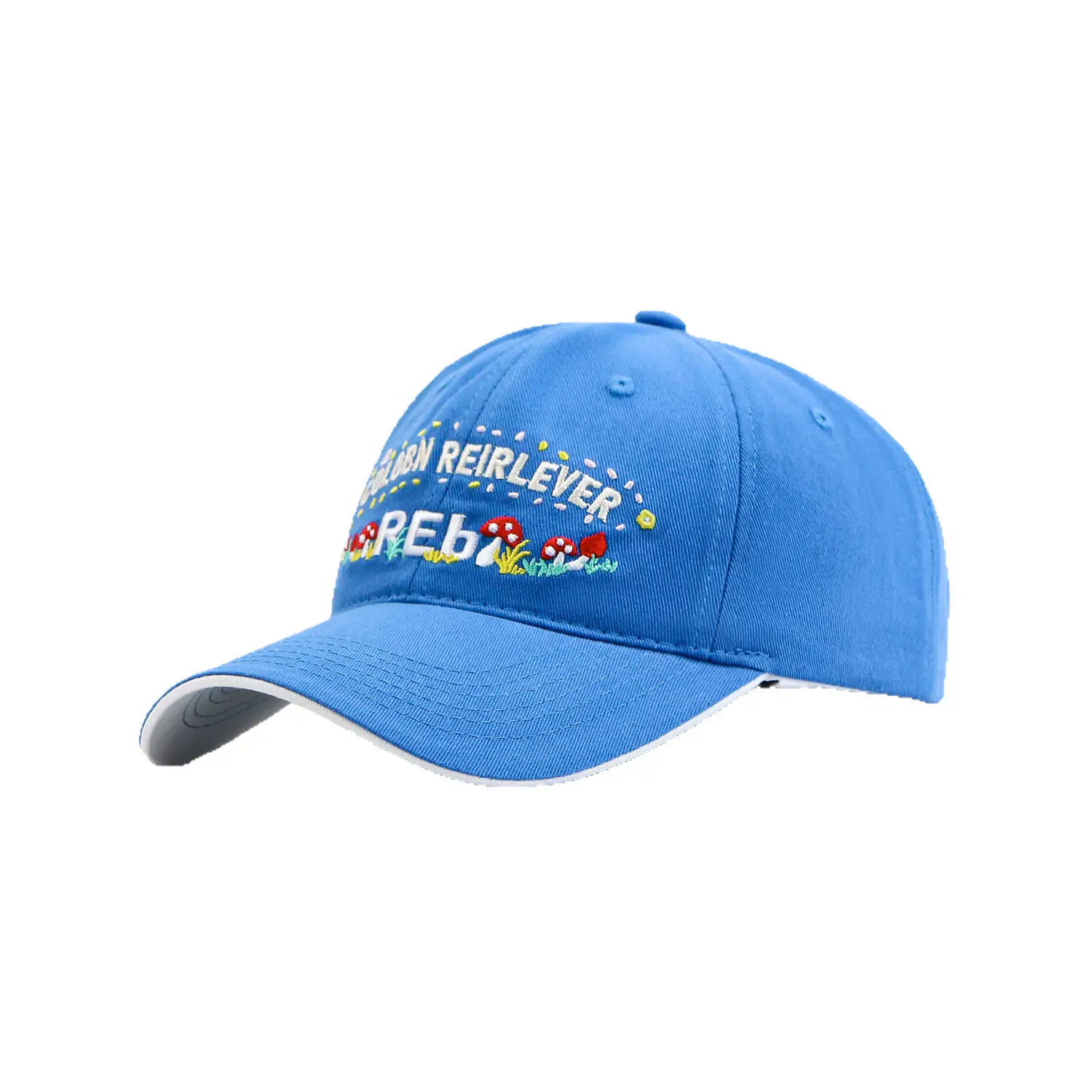 Korean Style Red Mushroom Baseball Cap for Women - Image 10