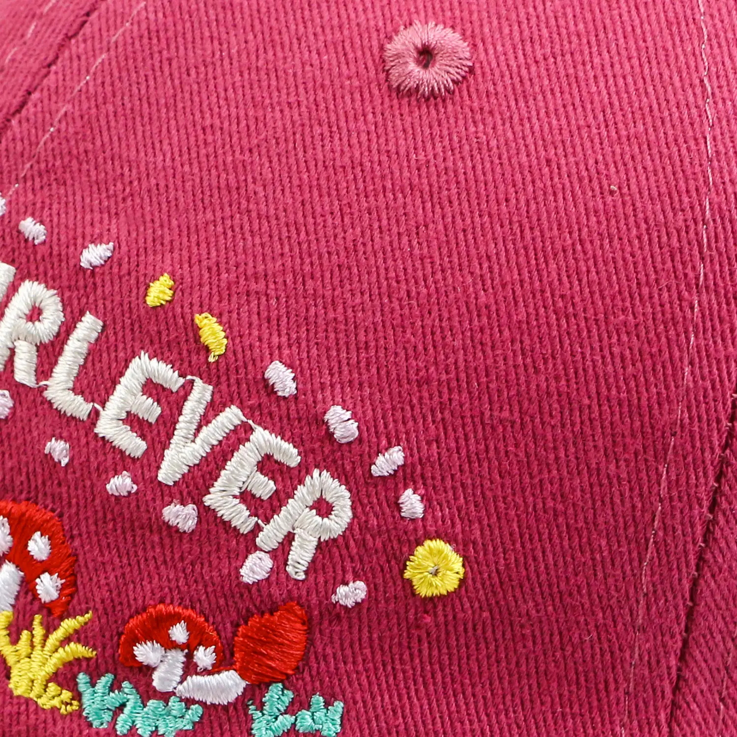 Korean Style Red Mushroom Baseball Cap for Women — feature 10