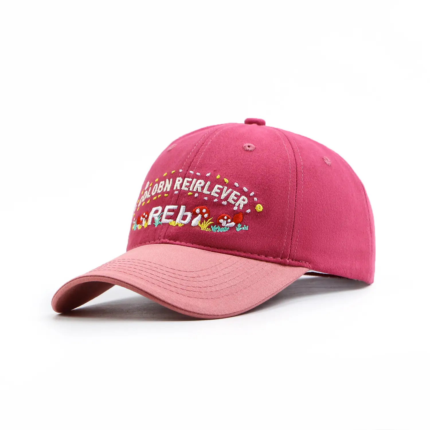 Korean Style Red Mushroom Baseball Cap for Women — feature 15