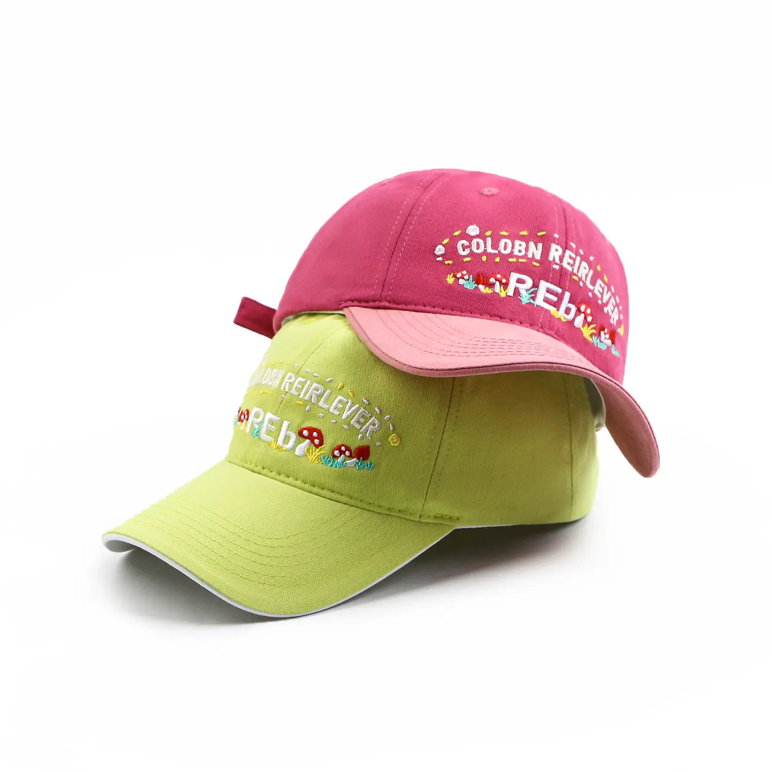 Korean Style Red Mushroom Baseball Cap for Women — feature 2