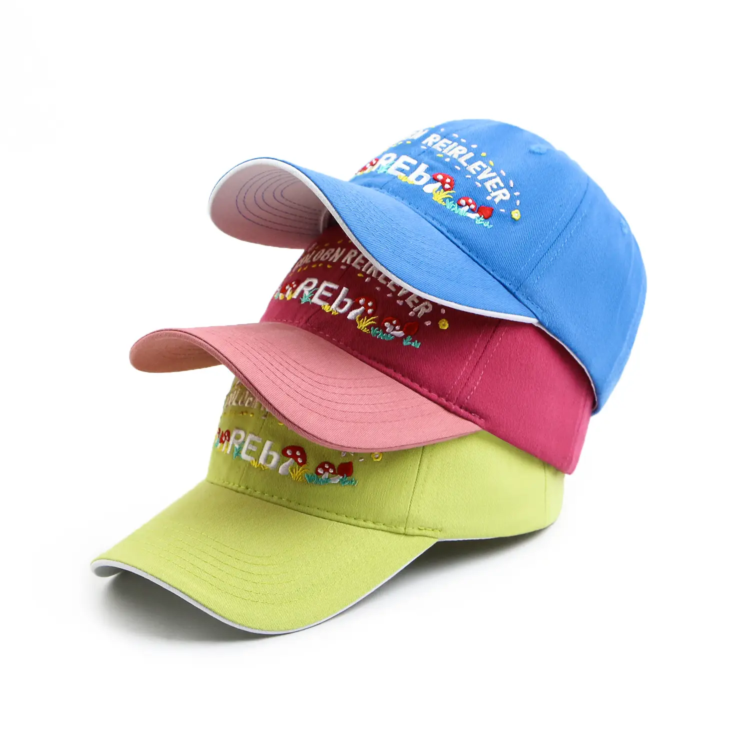 Korean Style Red Mushroom Baseball Cap for Women — feature 3