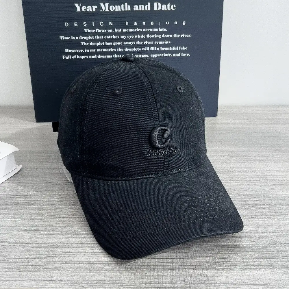 Burgundy & Gray Women's Hard Top Baseball Cap