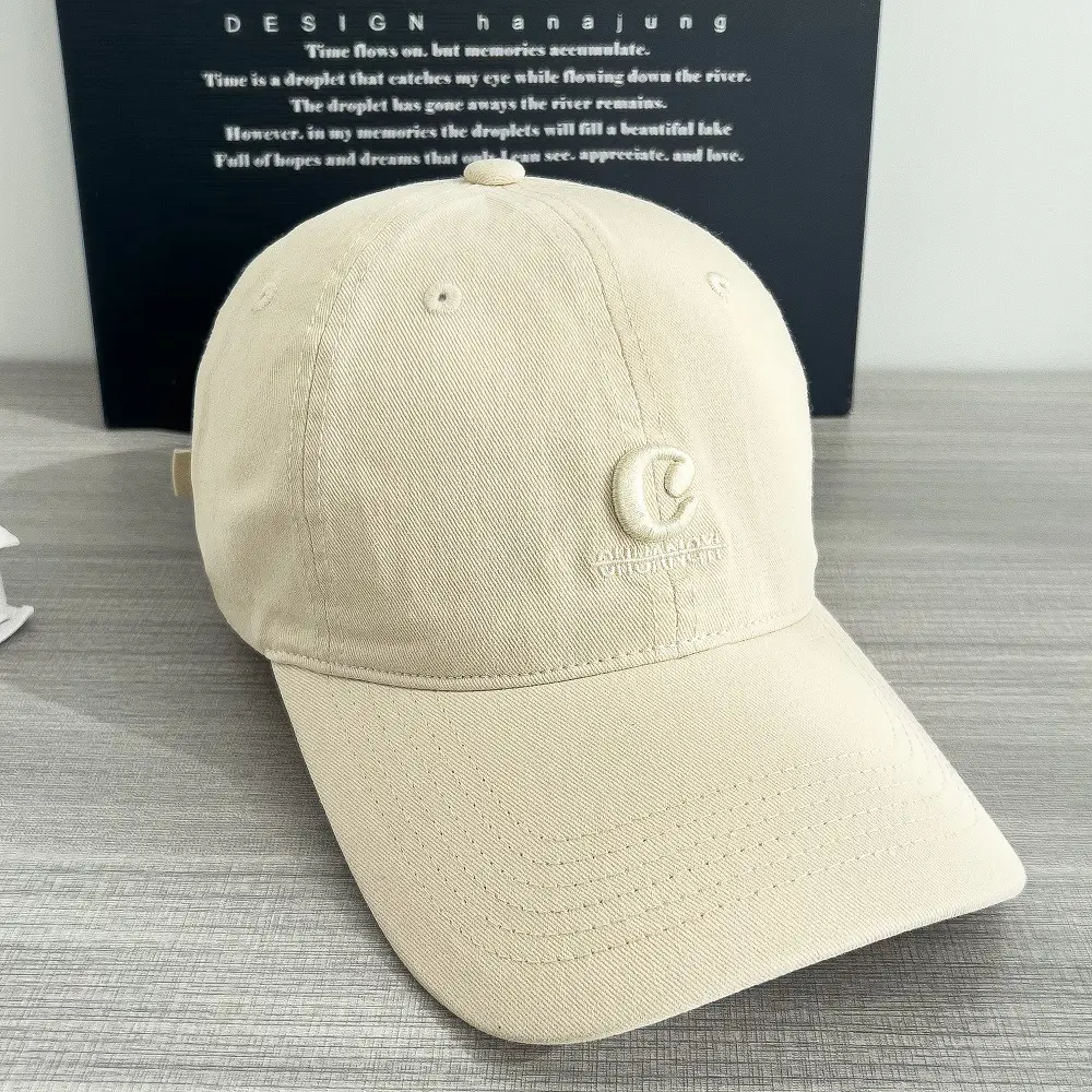 Burgundy & Gray Women's Hard Top Baseball Cap