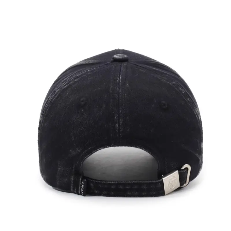 Blue Vintage Distressed Baseball Cap for Men Women - Image 10