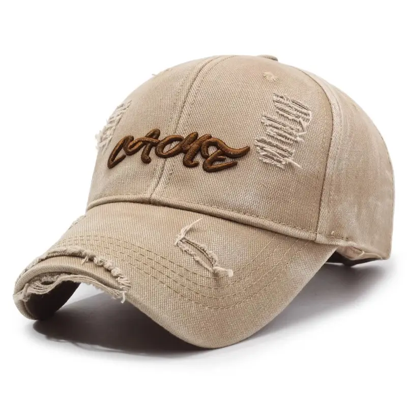 Blue Vintage Distressed Baseball Cap for Men Women - Image 5