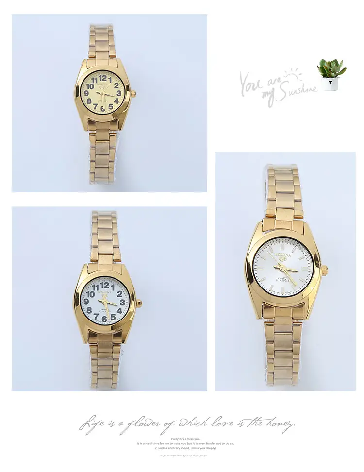 All Gold Waterproof Quartz Watch for Women — feature 16