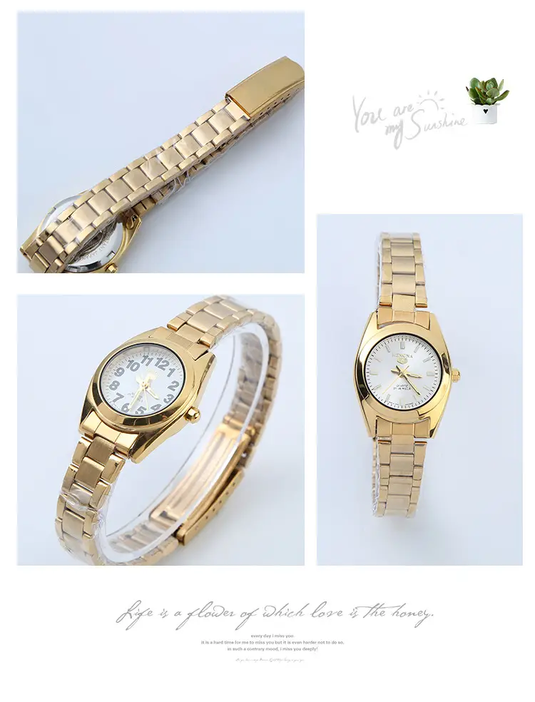 All Gold Waterproof Quartz Watch for Women — feature 18