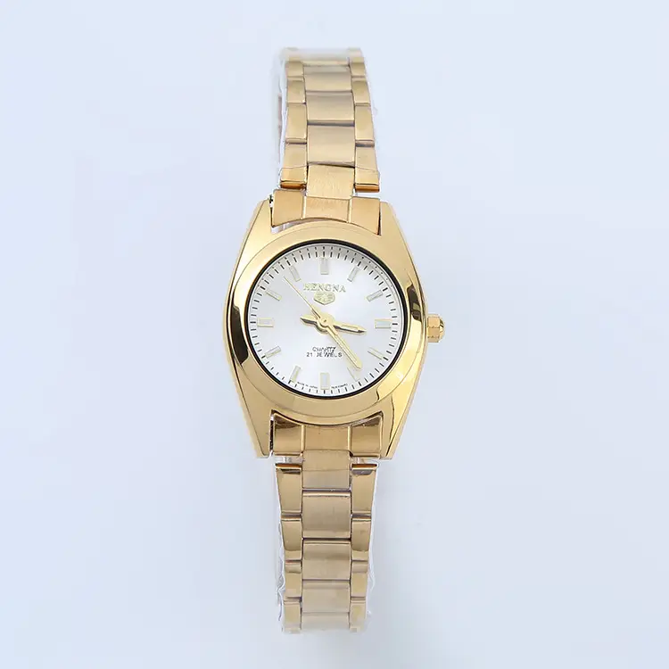 All Gold Waterproof Quartz Watch for Women - Image 2