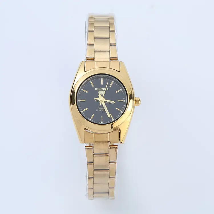 All Gold Waterproof Quartz Watch for Women - Image 3