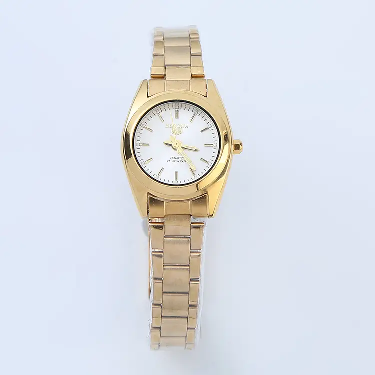 All Gold Waterproof Quartz Watch for Women - Image 4