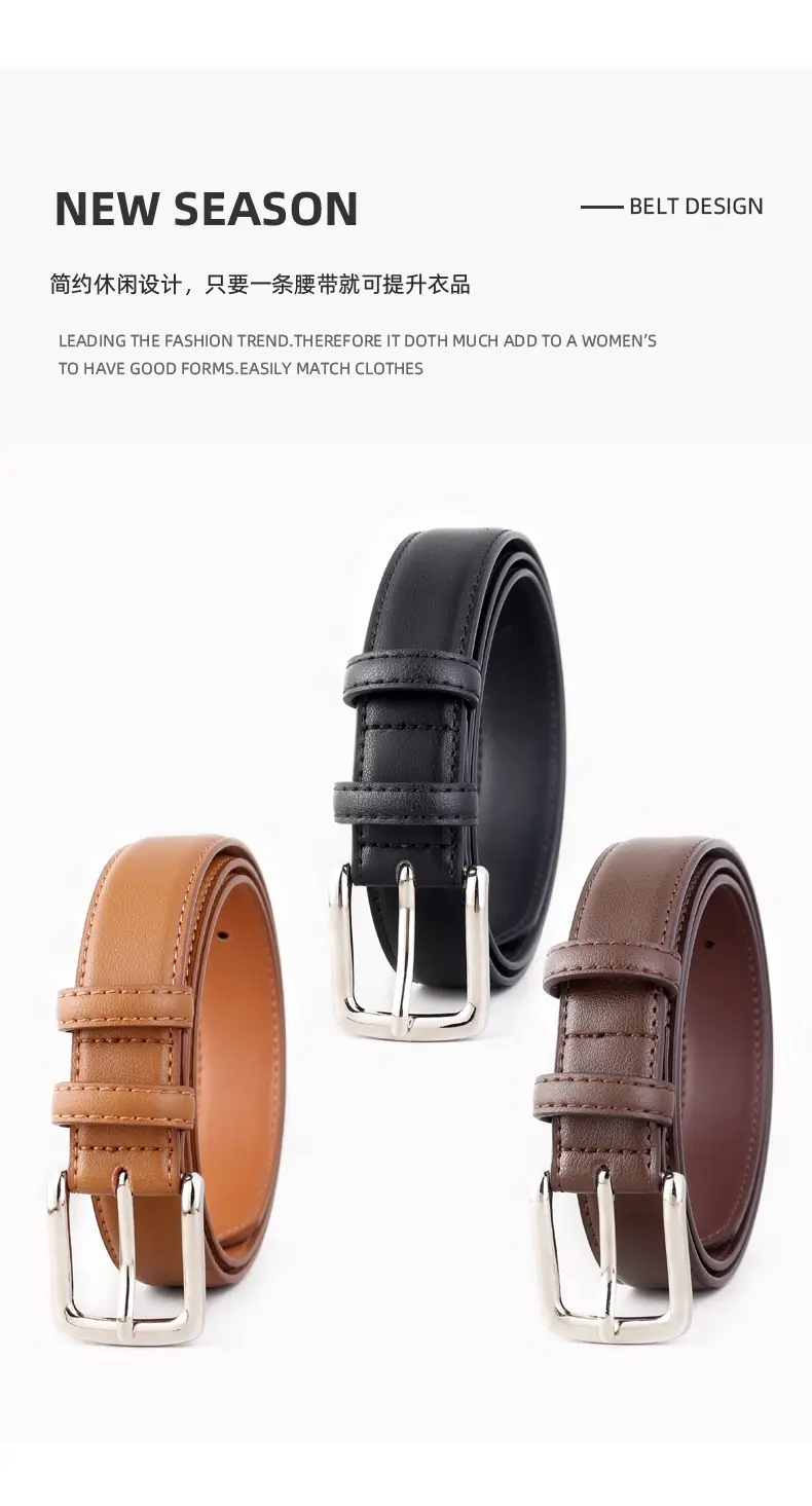 2025 Cowhide Leather Belt for Women with Alloy Buckle — feature 15
