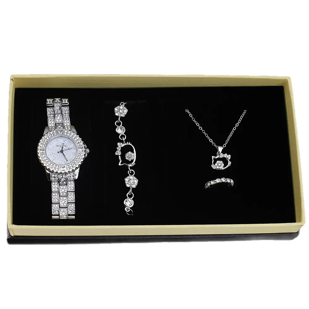 High-Looking Ladies Watch Set Quartz Watch Jewelry - Image 6