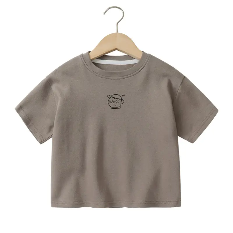 Right European Boys Grey T-Shirt 100% Cotton - Image 8