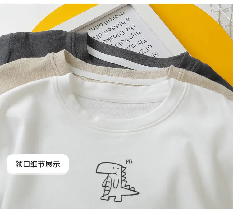 Right European Boys Grey T-Shirt 100% Cotton — feature 19