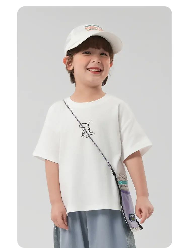 Right European Boys Grey T-Shirt 100% Cotton — feature 26