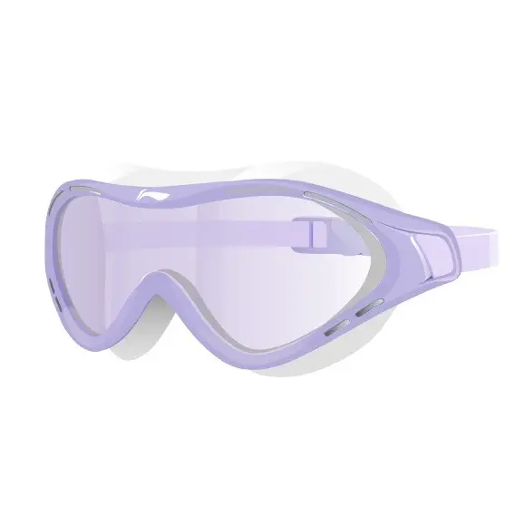 Li Ning Kidsren's Swimming Goggles Waterproof and Anti-Fog High-Definition Large Frame Boys Summer Professional Diving Equipment Girls Swimming Goggles