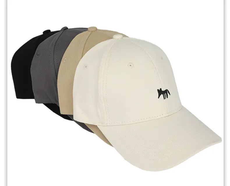 Black Embroidered Duckbill Cap for Women Large Head Circumference — feature 11