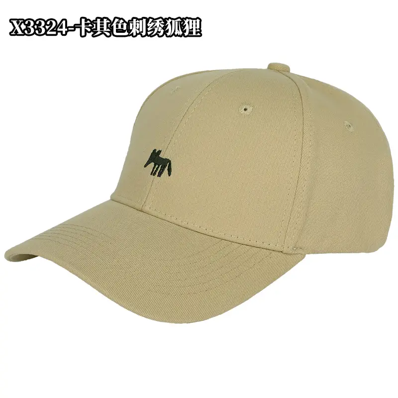 Black Embroidered Duckbill Cap for Women Large Head Circumference - Image 3
