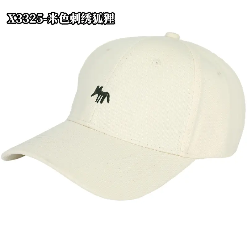 Black Embroidered Duckbill Cap for Women Large Head Circumference - Image 4