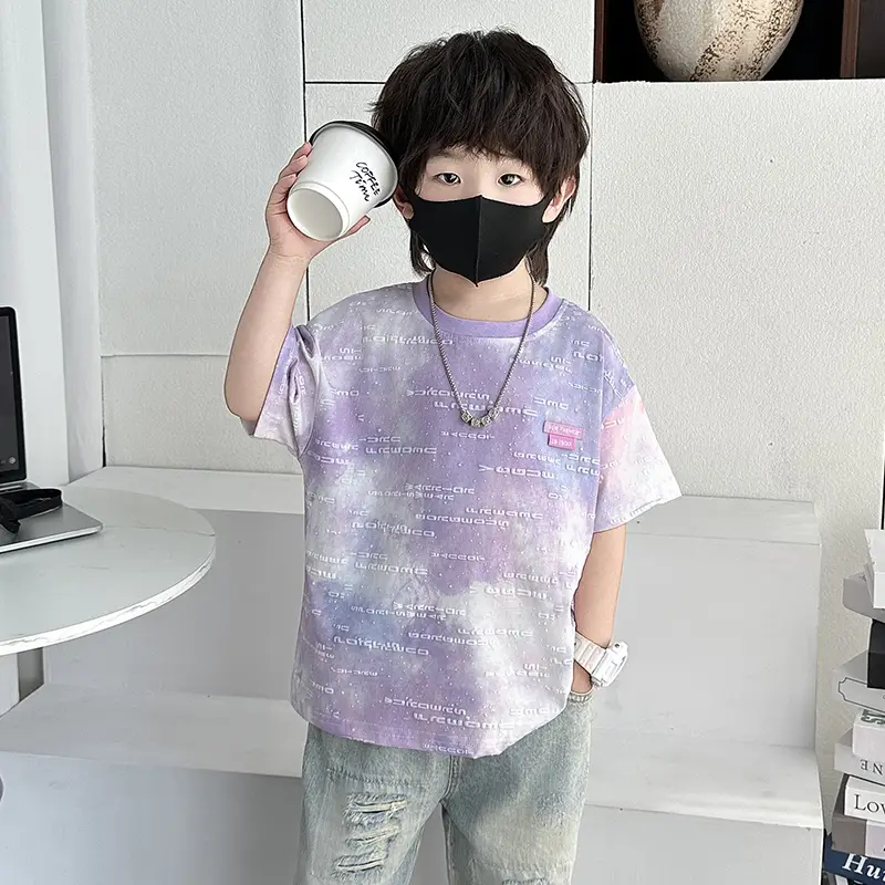 Boys Cotton T-Shirt 2025 Cool Trendy Kids - Image 3