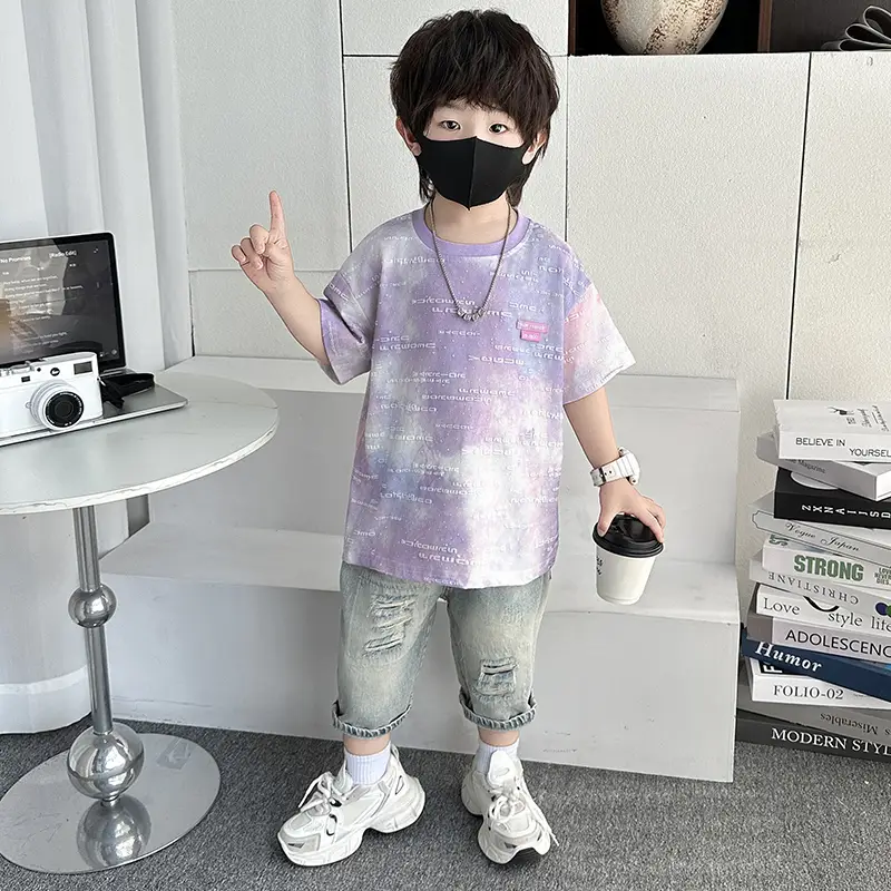 Boys Cotton T-Shirt 2025 Cool Trendy Kids - Image 5