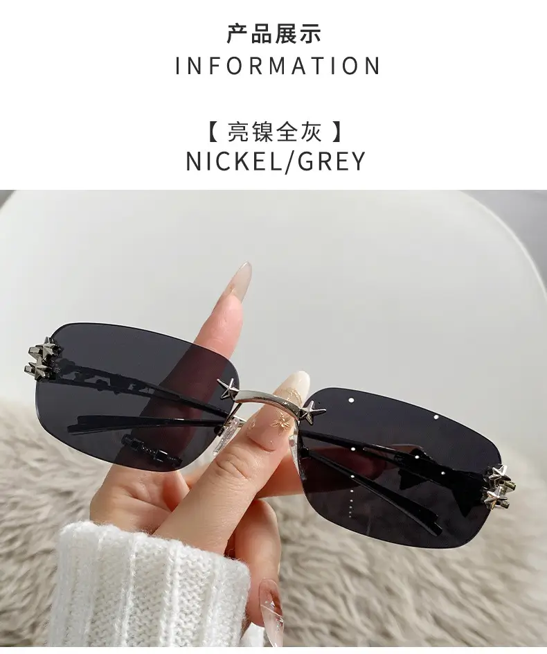 Jennie-Style Star Sunglasses with UV Protection — feature 15