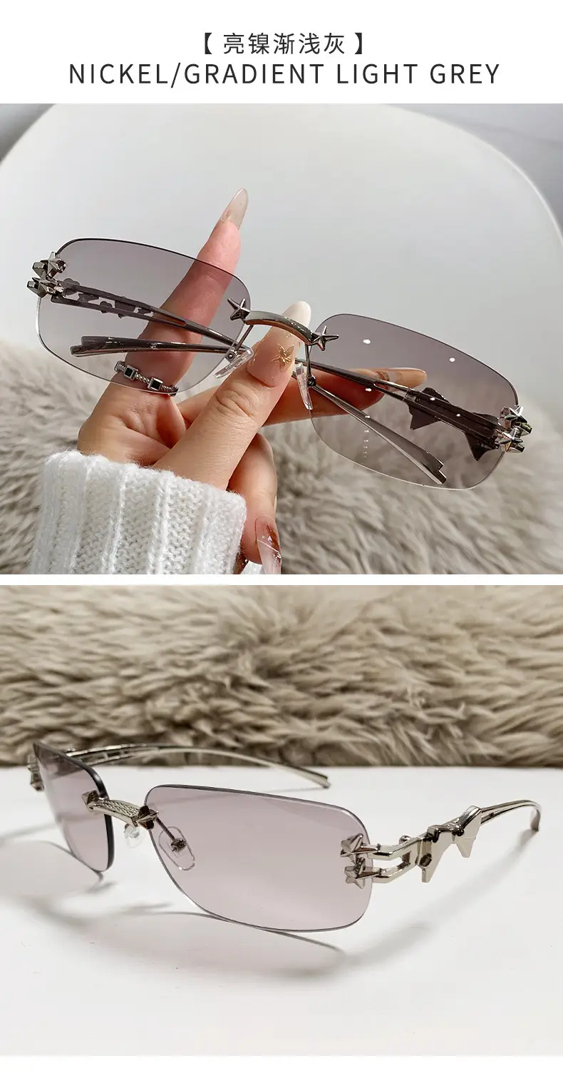 Jennie-Style Star Sunglasses with UV Protection — feature 17