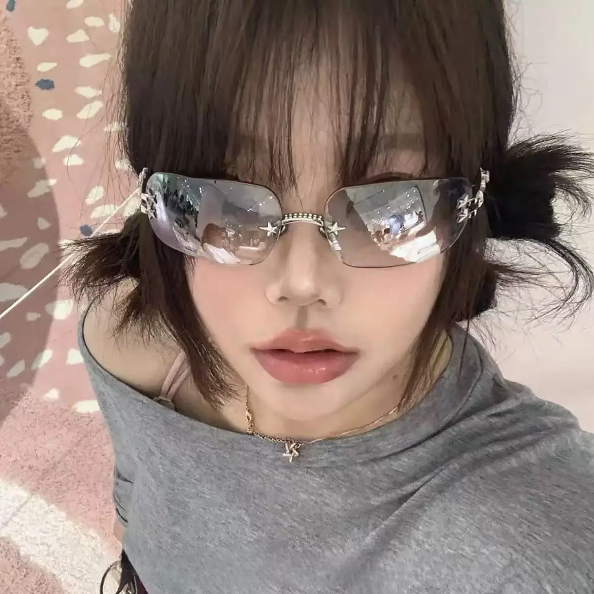 Jennie-Style Star Sunglasses with UV Protection — feature 6