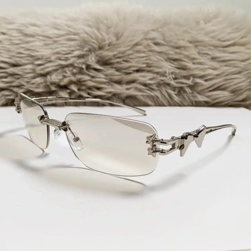 Jennie-Style Star Sunglasses with UV Protection