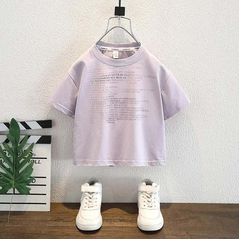Boys Pink Short Sleeve T-Shirt Summer 2025 - Image 2
