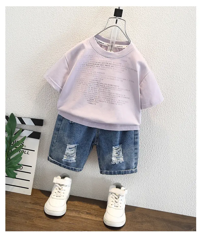 Boys Pink Short Sleeve T-Shirt Summer 2025 — feature 5