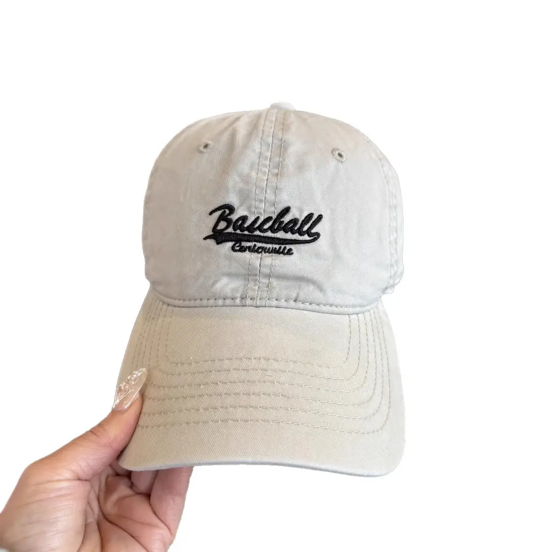 Women Purple Baseball Cap with Embroidered Letter Design - Image 11