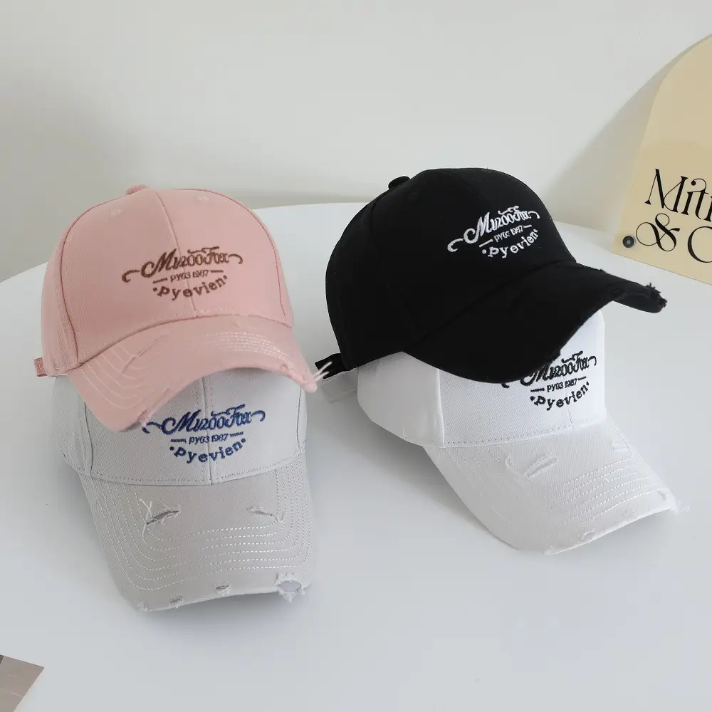 Women Red Letter Embroidered Baseball Cap - Image 10