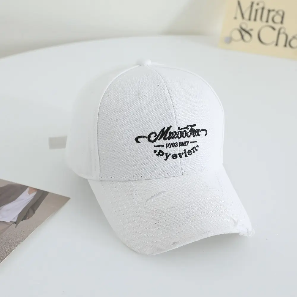 Women Red Letter Embroidered Baseball Cap — feature 6