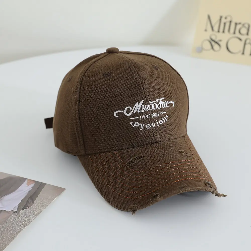Women Red Letter Embroidered Baseball Cap - Image 7