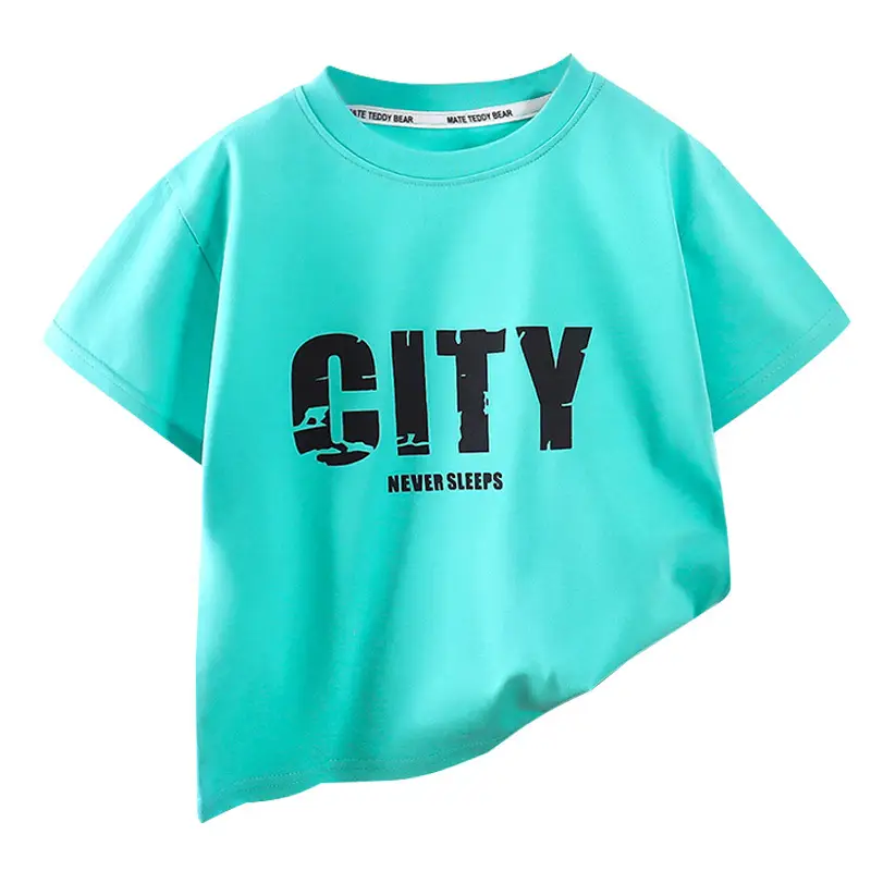 Girls City Print Cotton T-Shirt Medium to XL