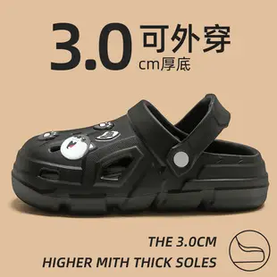 Thick-Soled Croc Shoes Women's Summer Outerwear 2025 New Anti-Slip Non-Stinky Feet Feeling Baotou Sandals Wholesale — feature 5