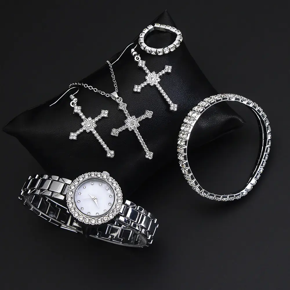Diamond Cross Jewelry Set for Women — feature 10
