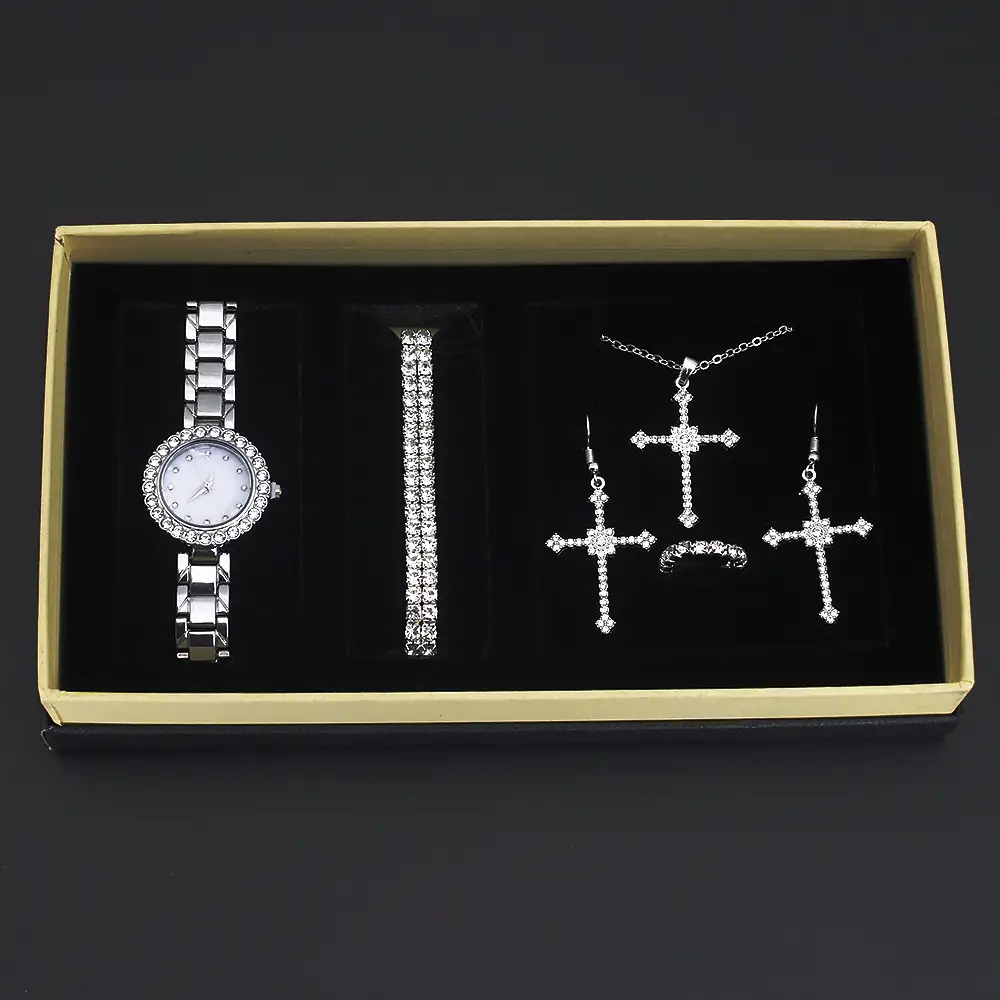 Diamond Cross Jewelry Set for Women — feature 5