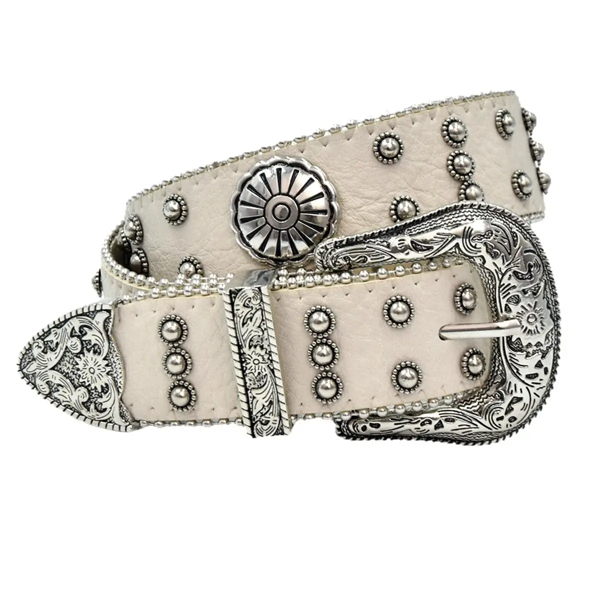 Women's European & American Belts with Crystal Decor - Image 8