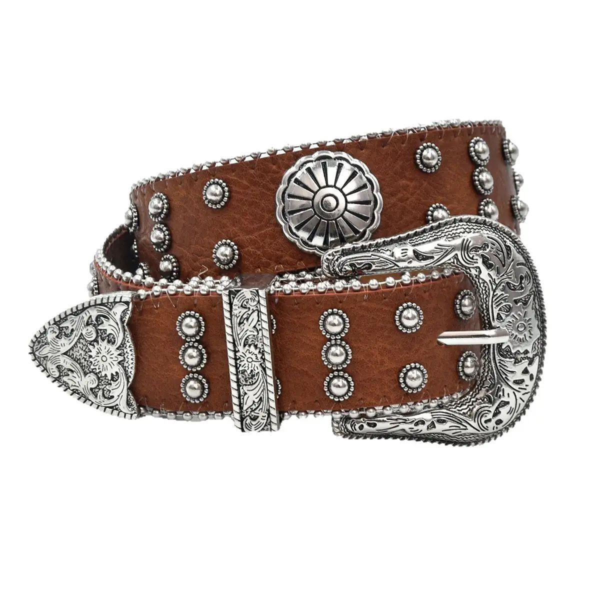 Women's European & American Belts with Crystal Decor - Image 9
