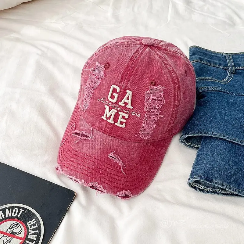 2025 Washable GA ME Baseball Cap for Men Women White — feature 5