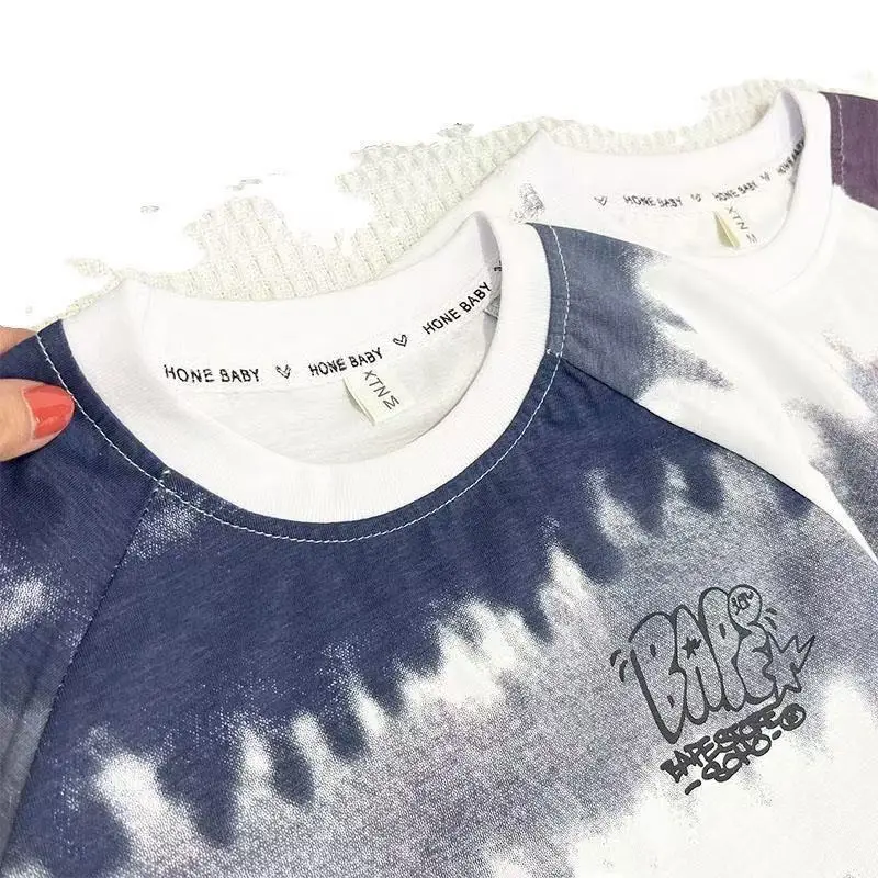 Boys Tie-Dye T-Shirt Blue White 2025 — feature 4
