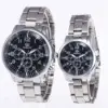 Couple Gold Watch Set Digital Display Korean Design — feature 6